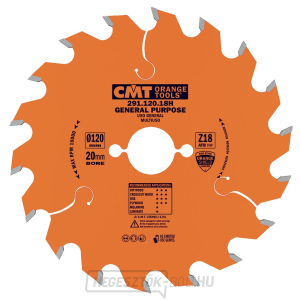 CMT narancssárga fűrészlap univerzális elektromos szerszámokhoz - D165x2,6 d30 Z24 HW CMT narancssárga fűrészlap univerzális elektromos szerszámokhoz - D165x2,6 d30 Z24 HW gallery main image