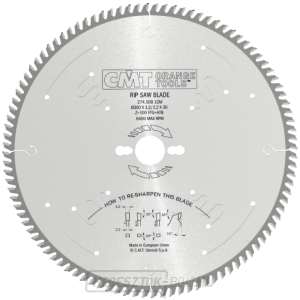 CMT XTreme fűrészlap keresztirányú végvágásokhoz - D250x3,2x30 Z80 HW CMT XTreme fűrészlap keresztirányú végvágásokhoz - D250x3,2x30 Z80 HW gallery main image