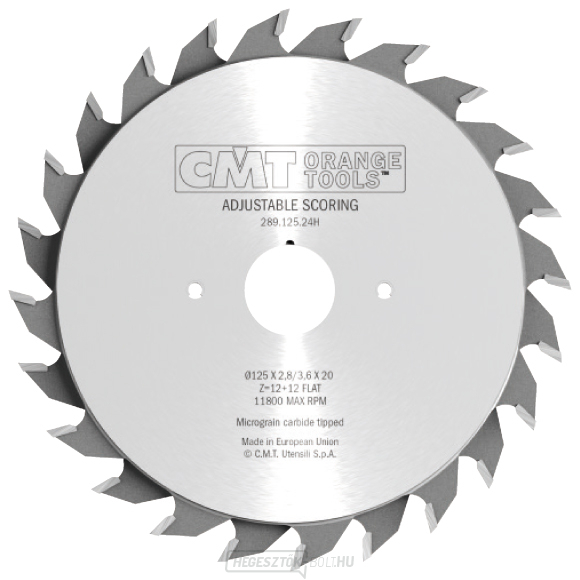 CMT Kétrészes elővágott tárcsa - D80x2,8-3,6 d20 Z10+10 HW CMT Kétrészes elővágott tárcsa - D80x2,8-3,6 d20 Z10+10 HW gallery main image