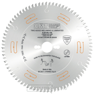 CMT CHROME C283 Laminált fűrészlap elővágás nélkül - D300x3,2 d30 Z96 HW CMT CHROME C283 Laminált fűrészlap elővágás nélkül - D300x3,2 d30 Z96 HW gallery main image