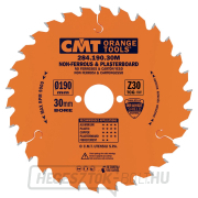 CMT narancssárga fűrészlap színesfémekhez és műanyagokhoz - D190x2,6 d30 Z30 HW CMT narancssárga fűrészlap színesfémekhez és műanyagokhoz - D190x2,6 d30 Z30 HW gallery main image