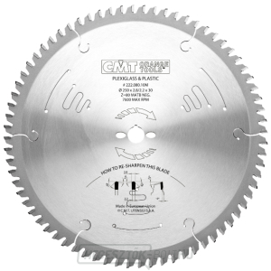 CMT fűrészlap úszó padlókhoz, PVC, plexi - D250x2,8 d30 Z80 HW CMT fűrészlap úszó padlókhoz, PVC, plexi - D250x2,8 d30 Z80 HW gallery main image