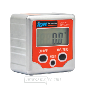 IGM digitális szögmérő +/- 180°, felbontás 0,1° IGM digitális szögmérő +/- 180°, felbontás 0,1° gallery main image