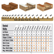 CMT Hornyolótárcsa készlet DADO PRO - D203x6,2-20 d15,87 Z12 HW CMT Hornyolótárcsa készlet DADO PRO - D203x6,2-20 d15,87 Z12 HW náhled