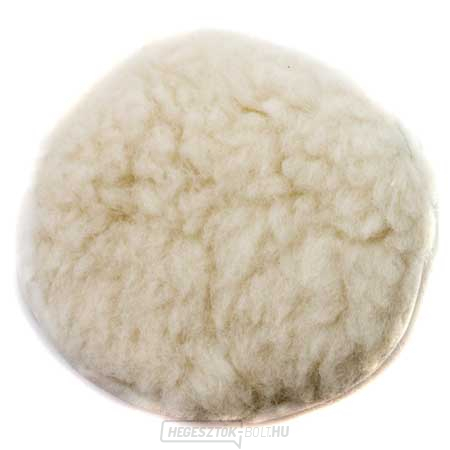 Polírozó tárcsa 125 mm szintetikus gyapjúból, zsinórral záródik