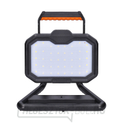 Solight LED spotlámpa 20W, hordozható, újratölthető, 2000lm, narancs-fekete Előnézet 