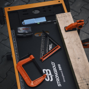 Multifunkcionális összecsukható asztal és platform STRONGBOLD StrongBench B910 náhled