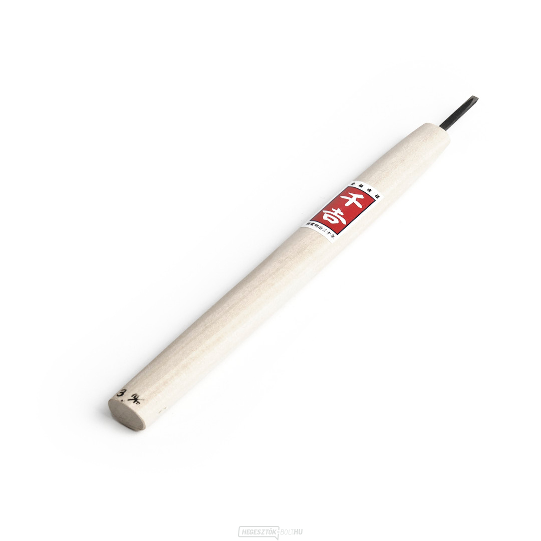 Japán faragó mini-véső SENKICHI lapos pengével - 3 mm