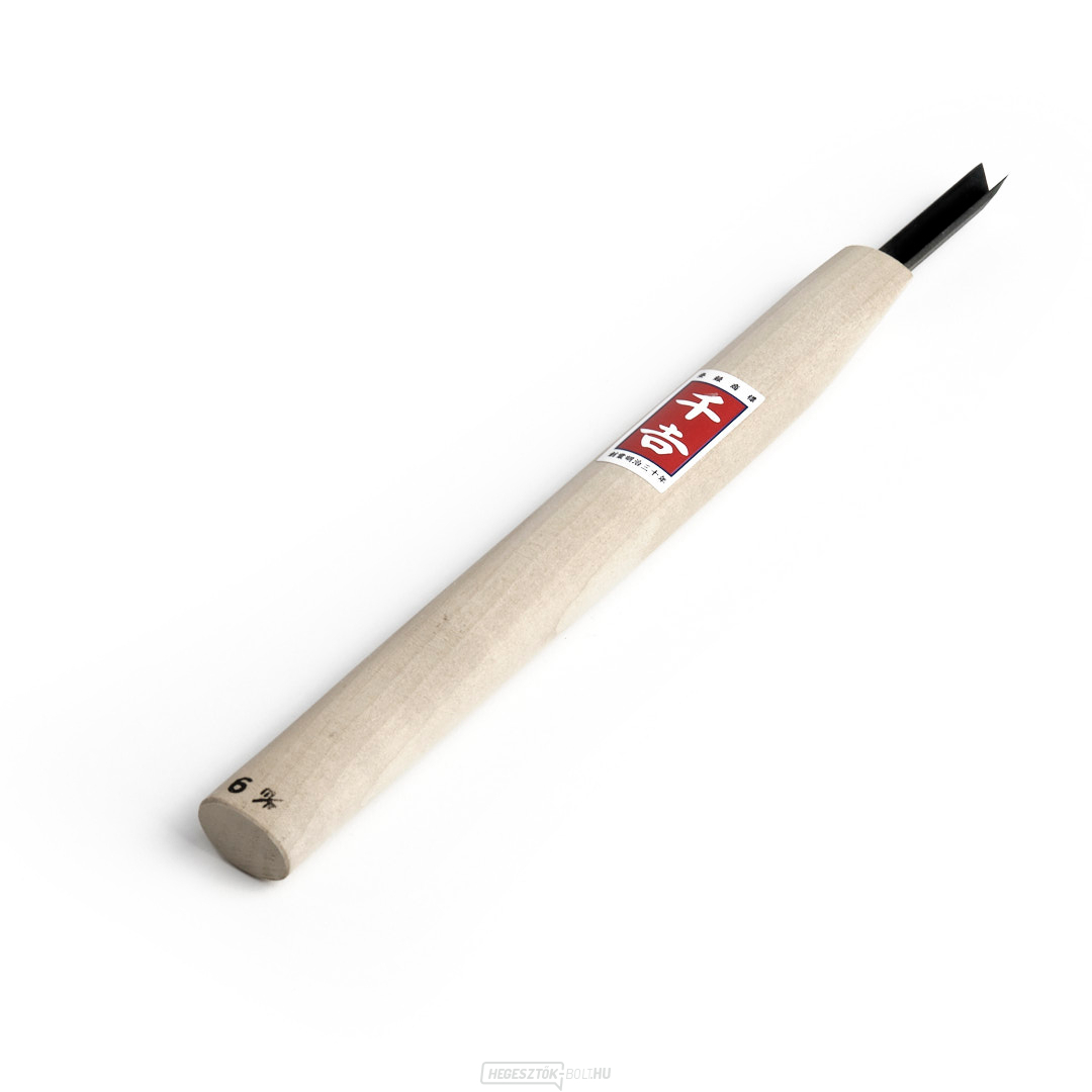 SENKICHI japán faragó minivéső V pengével - 6 mm