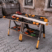 Összecsukható munkaasztal és kecske CRAFTMAKER FoldStation S20 Összecsukható munkaasztal és kecske CRAFTMAKER FoldStation S20 náhled