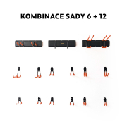 CRAFTMAKER acél fali kampók gumírozott felülettel - 6 db-os készlet náhled