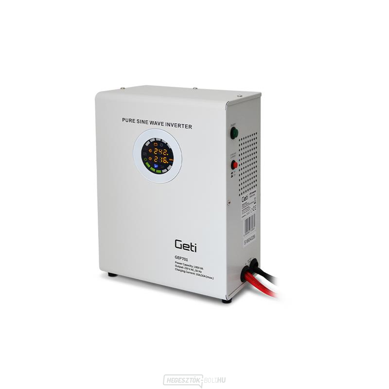 Tartalék forrás GETI GEP701 szinuszos 700W fal