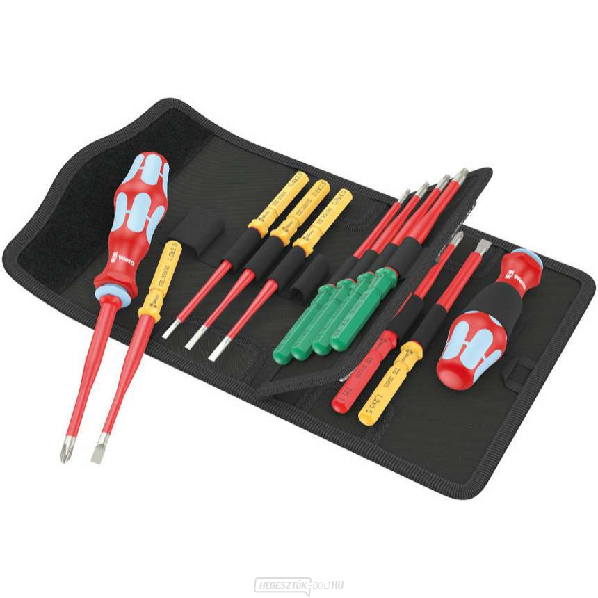 Wera 006631 Cserélhető csavarhúzó pengék Kraftform Kompakt VDE Stainless 17 extra vékony 1 TIE (17 darabos készlet)