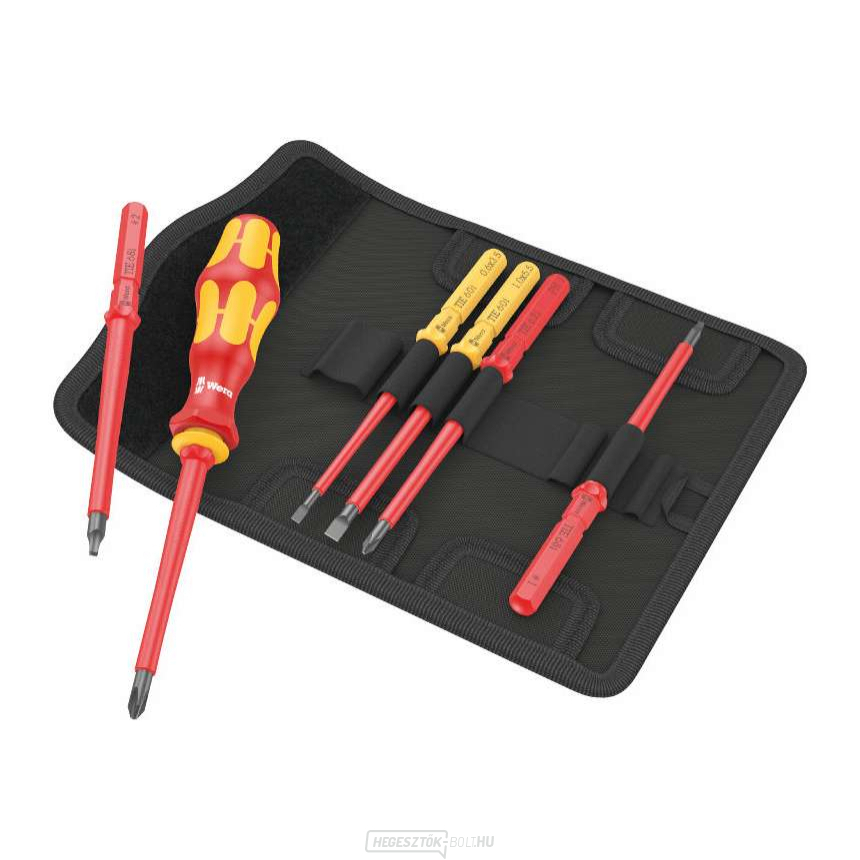Wera 006604 Cserélhető csavarhúzó pengék Kraftform Kompakt VDE 7 Imperial 1 TIE (7 darabos készlet)