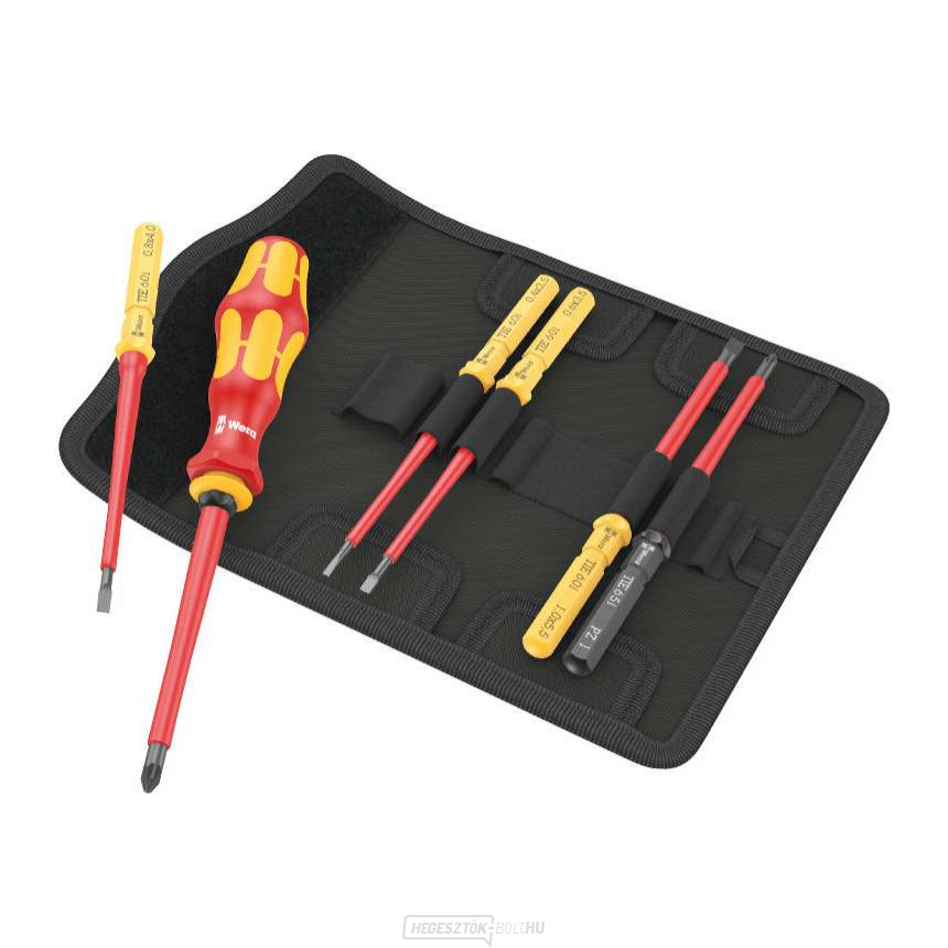 Wera 006601 Cserélhető csavarhúzó pengék Kraftform Kompakt VDE 7 Universal 2 TIE (7 darabos készlet)