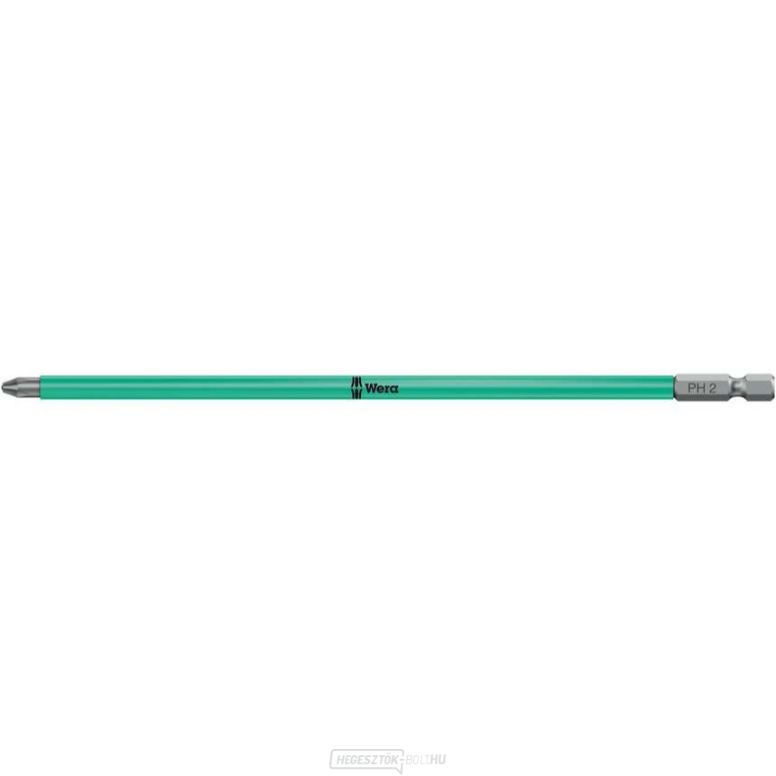Wera 203914 Csavarhúzóhegy 1/4" Hex PH 2 x 200 mm, 853/4 ACR® SL típus, hüvelyes, mágnesezett
