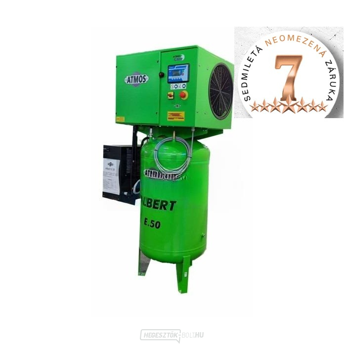 Csavarkompresszor Atmos Albert E.50k függőleges + légkompresszor