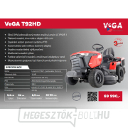 Kerti traktor VeGA T92HD Előnézet 