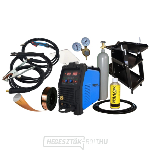 Sherman Digimig 200 HIT + Zseblámpa + Kábelek + Vezeték + Kocsi + Szelep + Spray + Tele CO2 Palack Sherman Digimig 200 HIT + Zseblámpa + Kábelek + Vezeték + Kocsi + Szelep + Spray + Tele CO2 Palack gallery main image