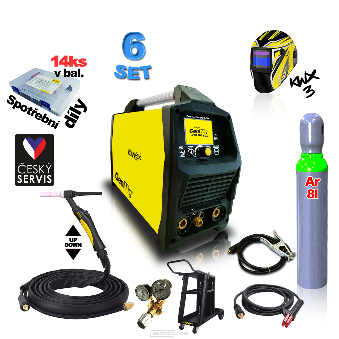KOWAX GeniTig® 210DC LCD SET6
