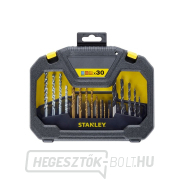 Stanley 30 részes fém/fa/falazó fúró- és bitkészlet Stanley 30 részes fém/fa/falazó fúró- és bitkészlet gallery main image