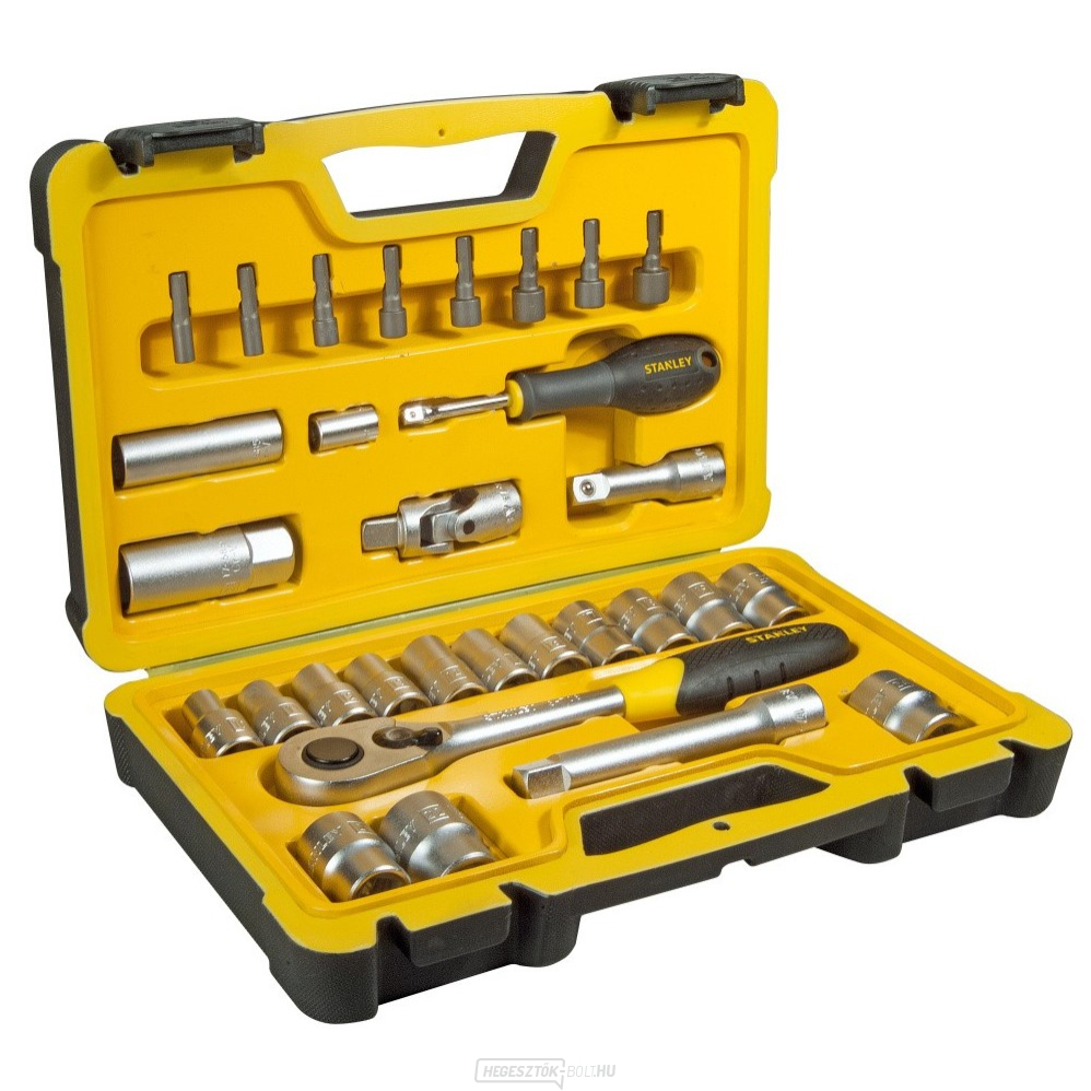 Stanley 30 részes 1/2"-os aljzatkészlet