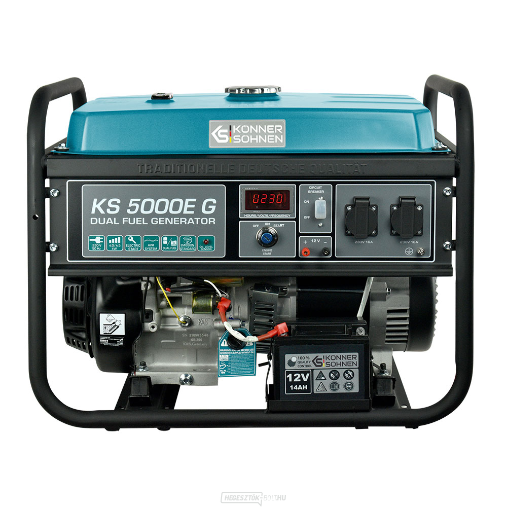 Könner & Söhnen KS 5000E G LPG/benzin erőmű