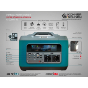 Könner & Söhnen KS 2200PS-FC hordozható akkumulátor állomás náhled