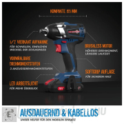 Akkus ütvecsavarozó BSS 18 1/2-0 BL náhled