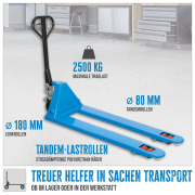 Raklapszállító targonca GHW 2500-180 PU náhled