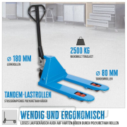 Raklapszállító targonca GHW 2500-80 PU náhled