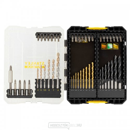 Stanley STA88563 49 darabos fúró és fúrószerszám készlet Stanley STA88563 49 darabos fúró és fúrószerszám készlet gallery main image