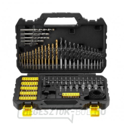 100 darabos fúró és fúrószerszám készlet Stanley STA88548 náhled