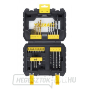 31 darabos titán/fa/fa fúrószerszám készlet, csavarhúzó bitek, mágneses bit tartó, süllyesztő Stanley STA88550 náhled