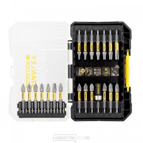Stanley STA88558 22 darabos készlet 50 mm-es torziós bitekkel és bit tartóval