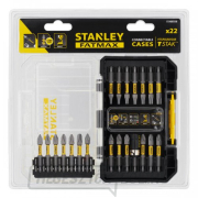 Stanley STA88558 22 darabos készlet 50 mm-es torziós bitekkel és bit tartóval náhled
