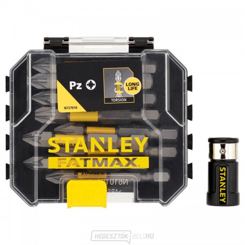 10 darabos 50 mm-es PZ torziós bit készlet Stanley STA88565