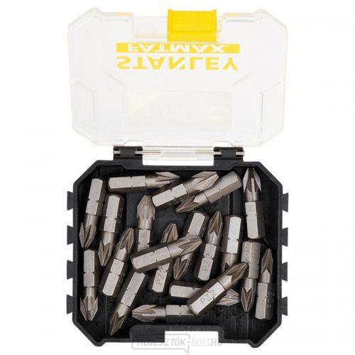 20 darabos, 25 mm-es marószerszámkészlet PZ2 Stanley STA88567