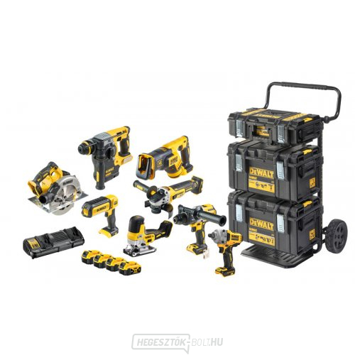 DeWALT DCK856P4 18V 4x5.0 Ah XR akkumulátoros kombinált szerszámkészlet