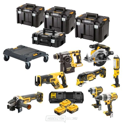 DeWALT DCK853P4T 18V 4x5.0 Ah XR akkumulátoros kombinált szerszámkészlet