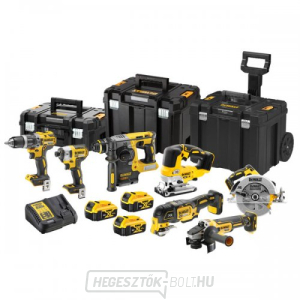 DeWALT DCK755P3T 18V 3x5.0 Ah XR akkumulátoros kombinált szerszámkészlet DeWALT DCK755P3T 18V 3x5.0 Ah XR akkumulátoros kombinált szerszámkészlet gallery main image