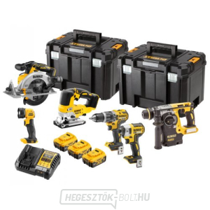 DeWALT DCK690P3T 18V 3x5.0 Ah XR akkumulátoros kombinált szerszámkészlet DeWALT DCK690P3T 18V 3x5.0 Ah XR akkumulátoros kombinált szerszámkészlet gallery main image
