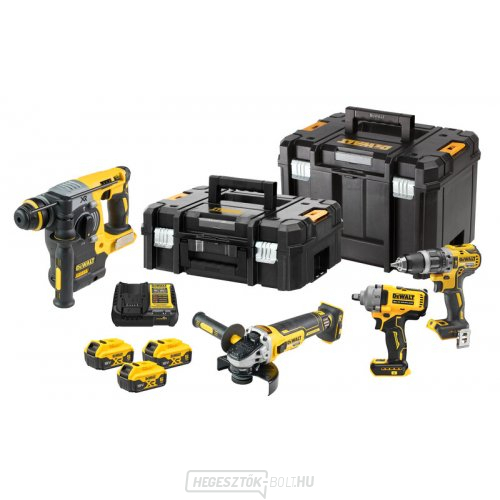 DeWALT DCK428P3T 18V 3x5.0 Ah XR akkumulátoros kombinált szerszámkészlet