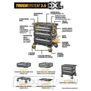 Tárolórendszer TOUGHSYSTEM 2.0 DXL szerelvény 5 az 1-ben DEWALT DWST60510-1 Tárolórendszer TOUGHSYSTEM 2.0 DXL szerelvény 5 az 1-ben DEWALT DWST60510-1 náhled