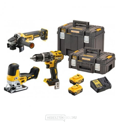 Akkumulátoros akkumulátoros kombinált szerszámkészlet 18V 2x5.0 Ah XR DeWALT DCK329P2T