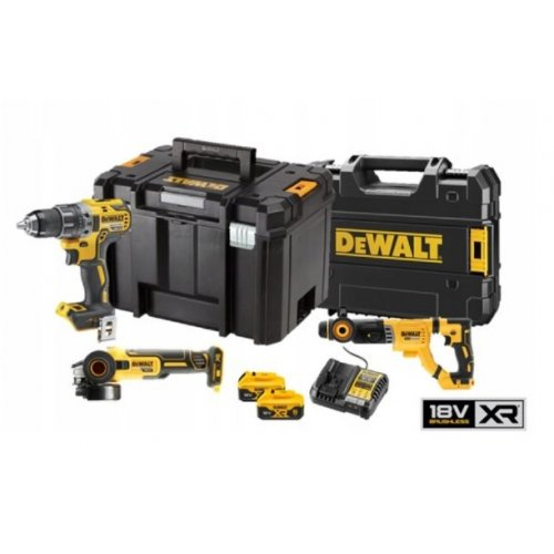 Akkumulátoros akkumulátoros kombinált szerszámkészlet 18V 2x5.0 Ah XR DeWALT DCK327P2T