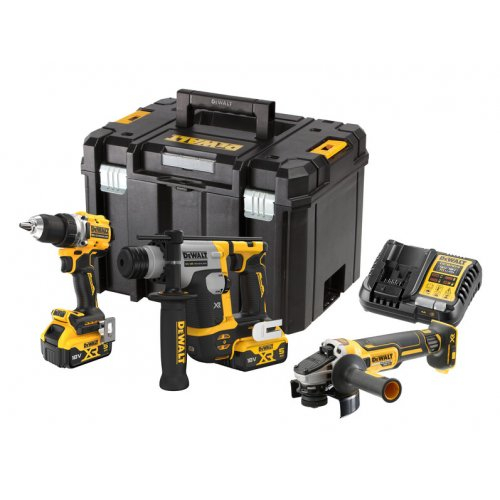 Akkumulátoros akkumulátoros kombinált szerszámkészlet 18V 2x5.0 Ah XR DeWALT DCK355P2T 18V DCK355P2T