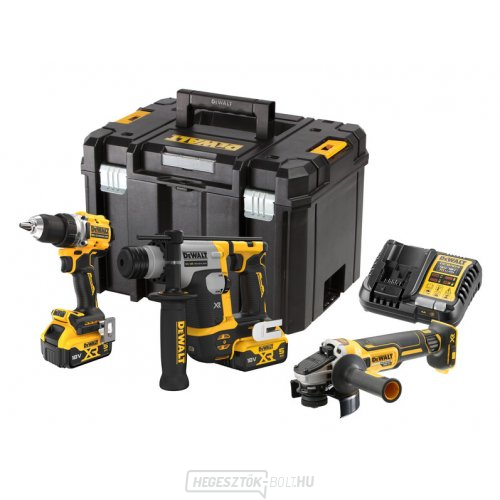 Akkumulátoros akkumulátoros kombinált szerszámkészlet 18V 2x5.0 Ah XR DeWALT DCK355P2T 18V DCK355P2T