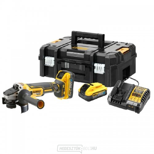 Akkus sarokcsiszoló 18V 2x 5,0Ah XRP DeWALT POWERSTACK DCG409H2T DCG409H2T