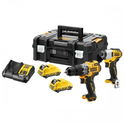 Akkumulátoros kombinált szerszámkészlet 12V 2x3.0 Ah XR DeWALT DCK2111L2T 12V DCK2111L2T